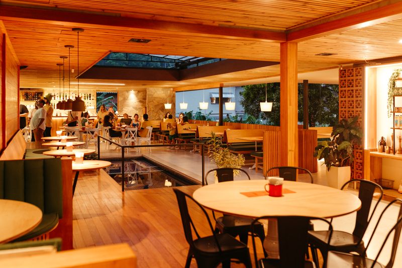 Dion's restaurant interior - warm and welcoming dine-in environment